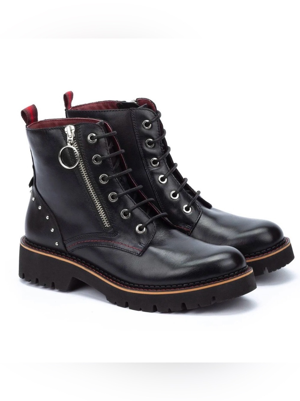 PIKOLINOS Lace-Up Ankle biker ankle boots